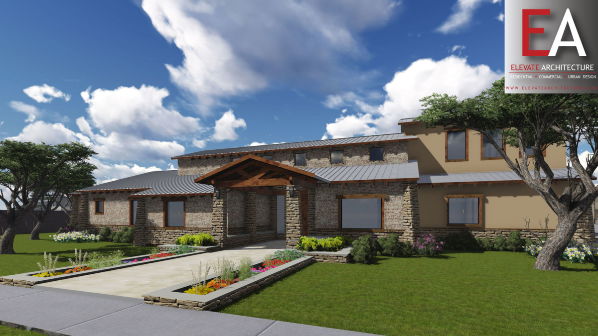 The Embers (Part 2) Luxury Ranch Home in McAllen Subdivision Elevate Architecture